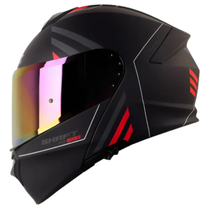 Casco shaft abatible