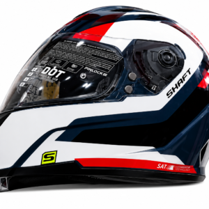 Casco Integral SHAFT 581 PRO Blanco/Azul/Rojo
