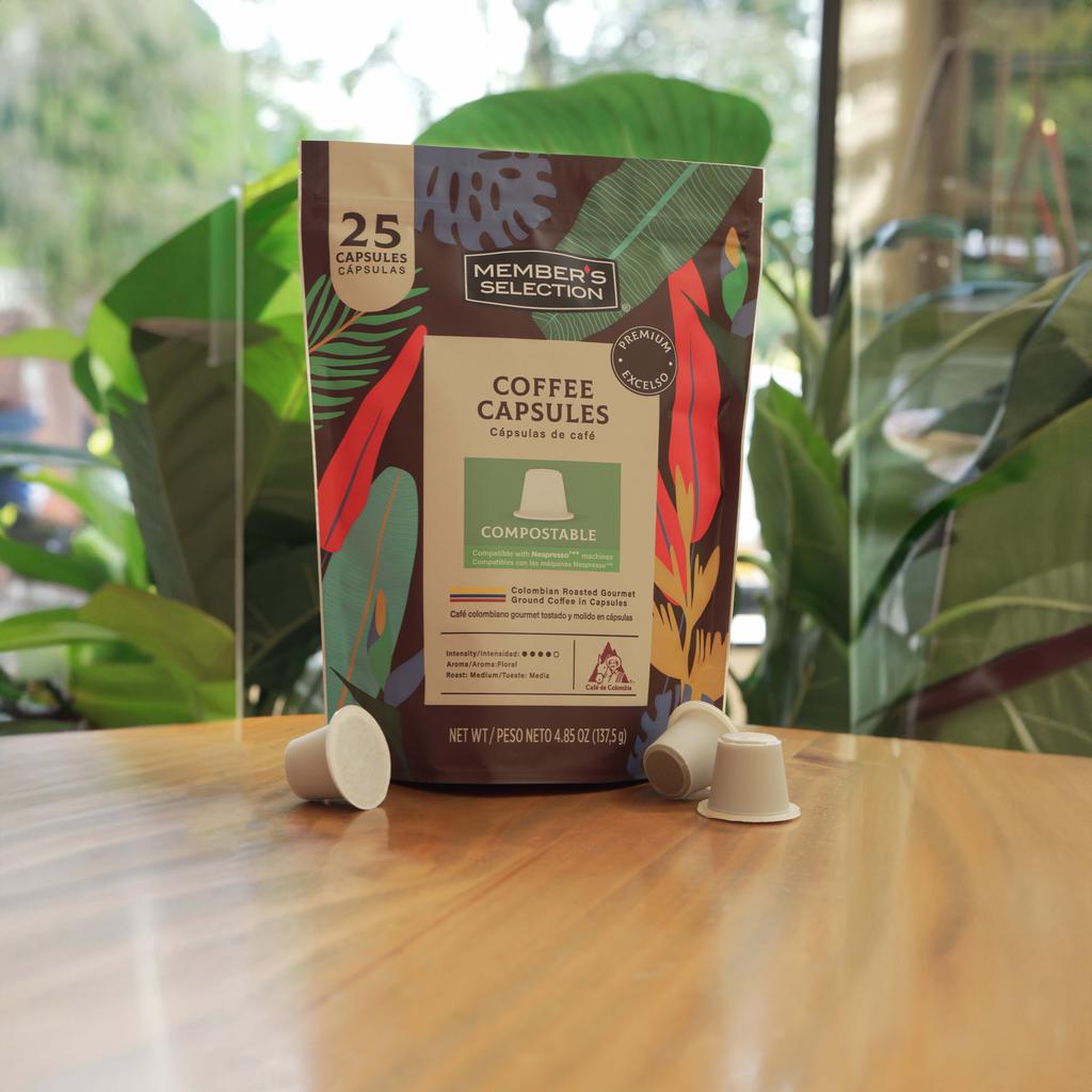 Member's Selection Cápsulas de Café Premium Excelso 25 Cápsulas / 5 g / 0.18 oz - Imagen 2