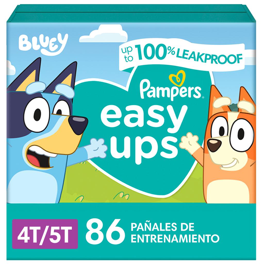 Pampers Pañales de Entrenamiento Easy Ups Talla 4 - 5 / 86 Unidades