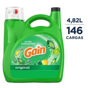 Gain Detergente Líquido para Ropa 4.82 L / 163 oz