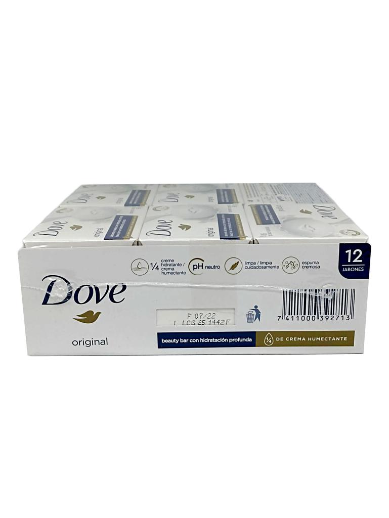 Dove Jabón de Baño en Barra con Crema Humectante 12 Unidades / 90 g / 3 oz - Imagen 2