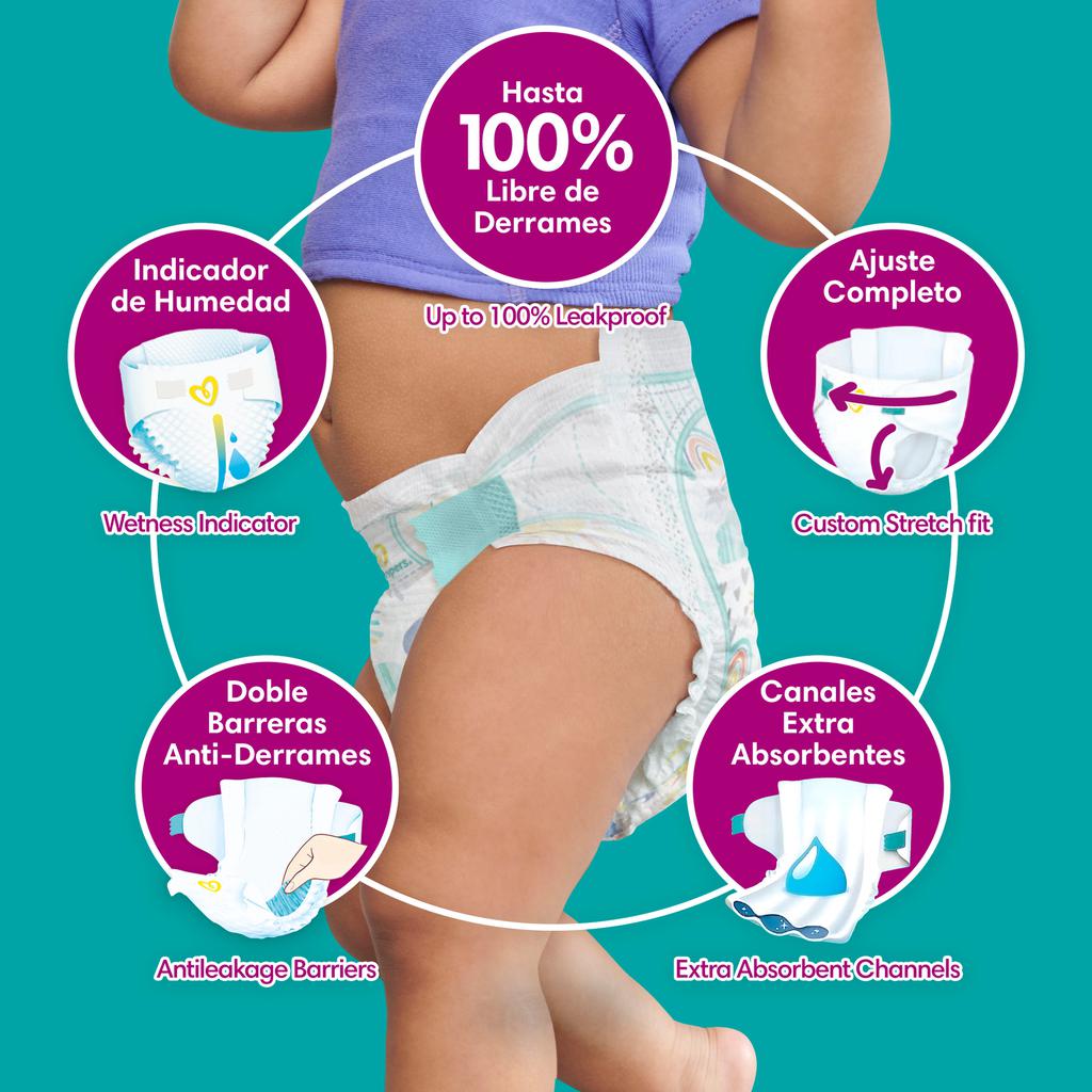 Pampers Pañales Cruisers para Bebé Etapa 5 / 128 Unidades - Imagen 6