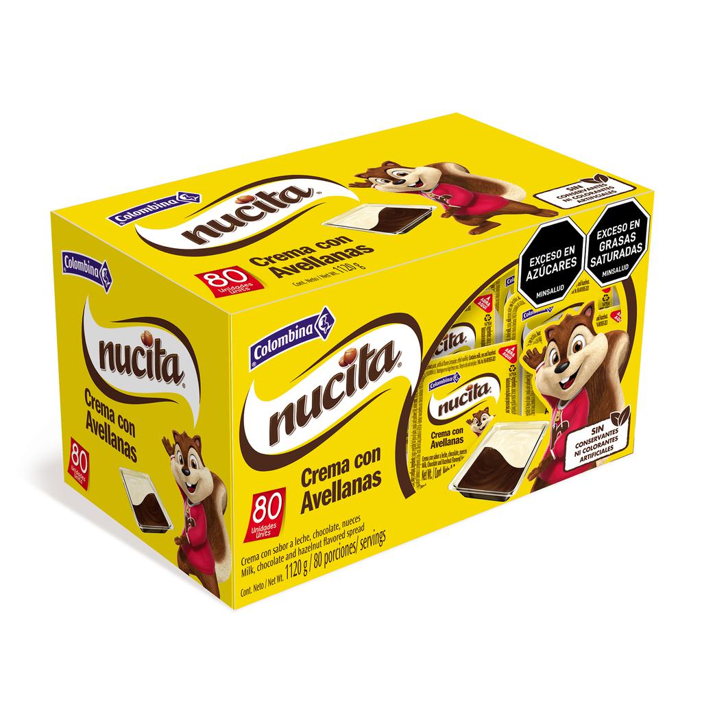 Colombina Nucita Crema con Avellanas 80 Unidades / 14 g Colombina - Imagen 4