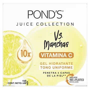Gel Hidratante Ponds Vs Manchas Con Vitamina C Frasco X 100 Gr - Imagen 2