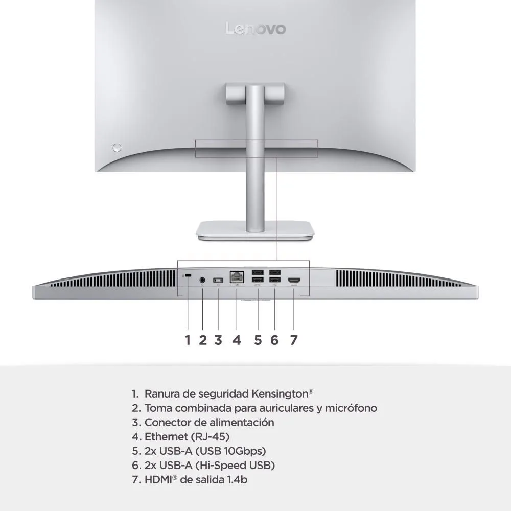 Computador todo en uno LENOVO Intel N100 N100 RAM 8 GB 512 GB SSD A100 - Imagen 4
