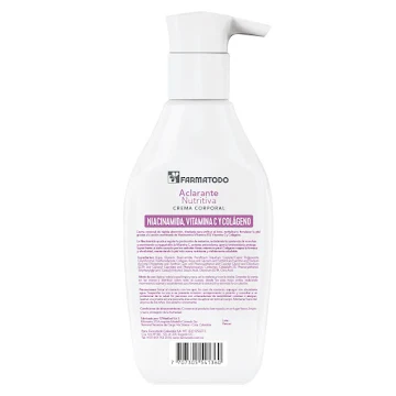 Crema Corporal Aclarante Nutritiva X 500ml - Imagen 2