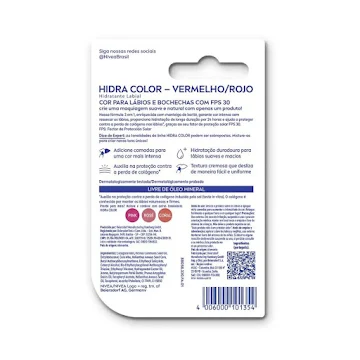 Hidratante Labial Nivea Hidra Color Rojo X 4.8 Gr - Imagen 2