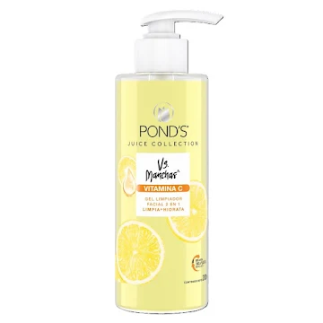 Limpiador Facial Ponds Vs Manchas Con Vitamina C Frasco X 200 Ml