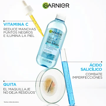 Agua Micelar Garnier Anti Imperfecciones Botella X 400 Ml - Imagen 2