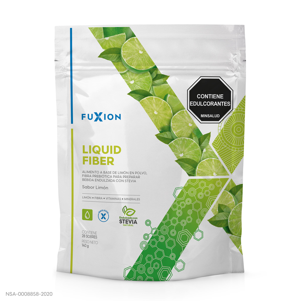 Fuxion Liquid Fiber – Sabor Limón x 28 Sobres