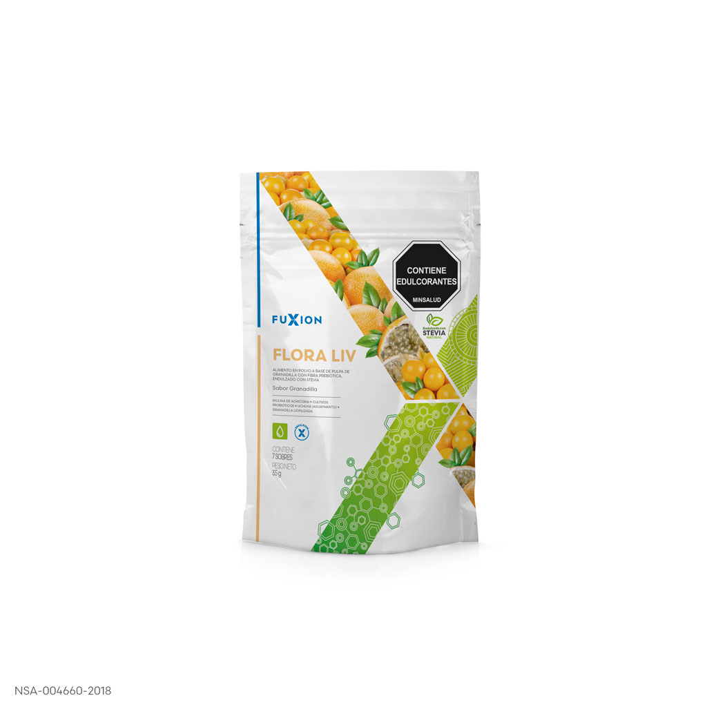 Fuxion Flora Liv – Sabor Granadilla x 28 Sobres