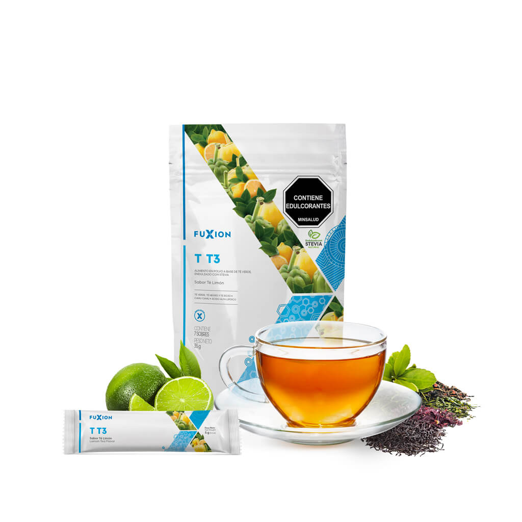 Fuxion T3 – LIQUID FIBER LIMON x 28 Sobres - Imagen 2