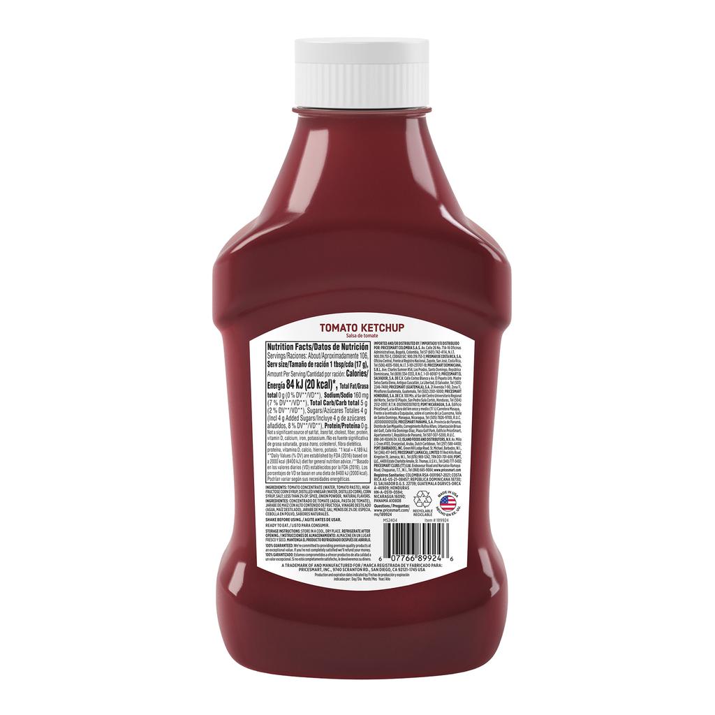 Member's Selection Salsa de Tomate Ketchup 1.81 kg / 64 oz - Imagen 2
