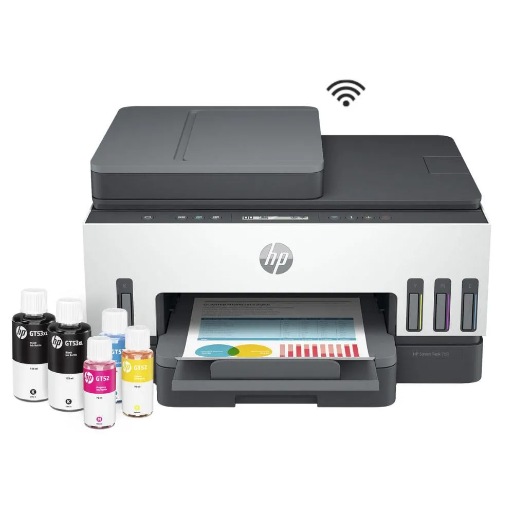 Impresora multifuncional HP Smart tank 750