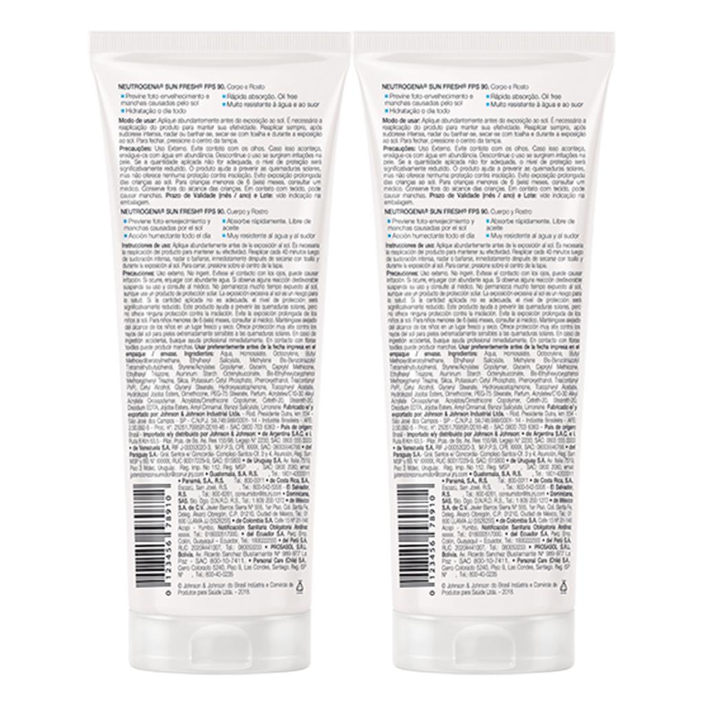 Neutrogena Bloqueador Solar Sun Fresh 2 Unidades / 200 ml - Imagen 2
