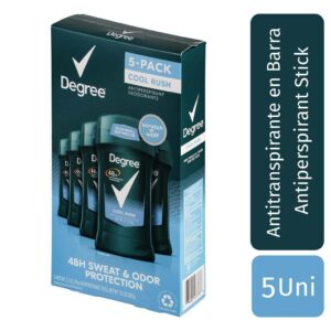 Degree Cool Rush Desodorante 5 Unidades / 76 g / 2.7 oz
