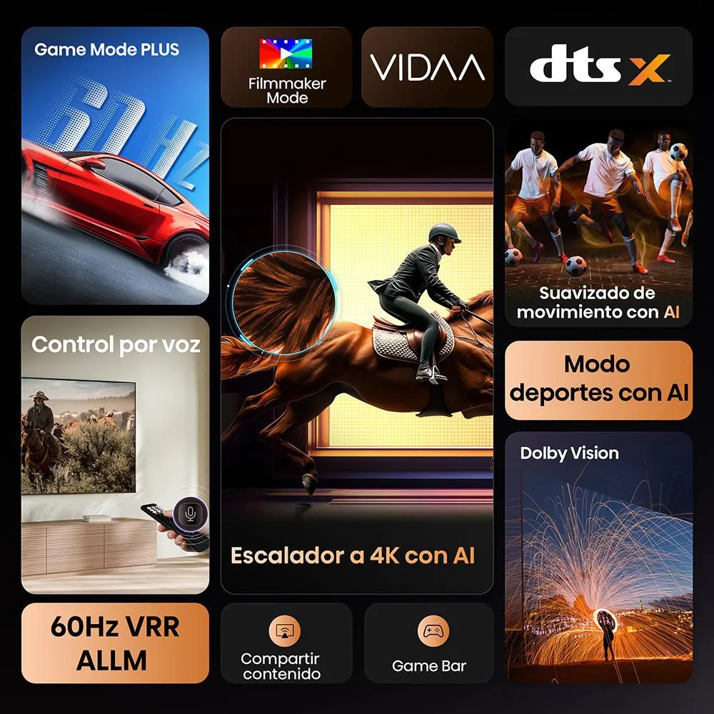 Televisor HISENSE 58 pulgadas LED Uhd4K Smart TV - Imagen 4