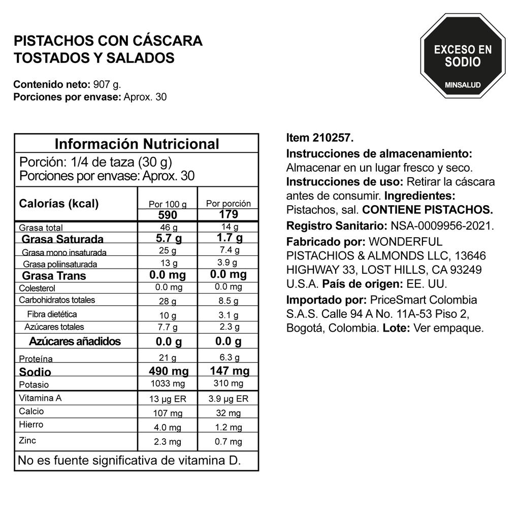 Member's Selection Pistachos Tostados y Salados. - Imagen 2