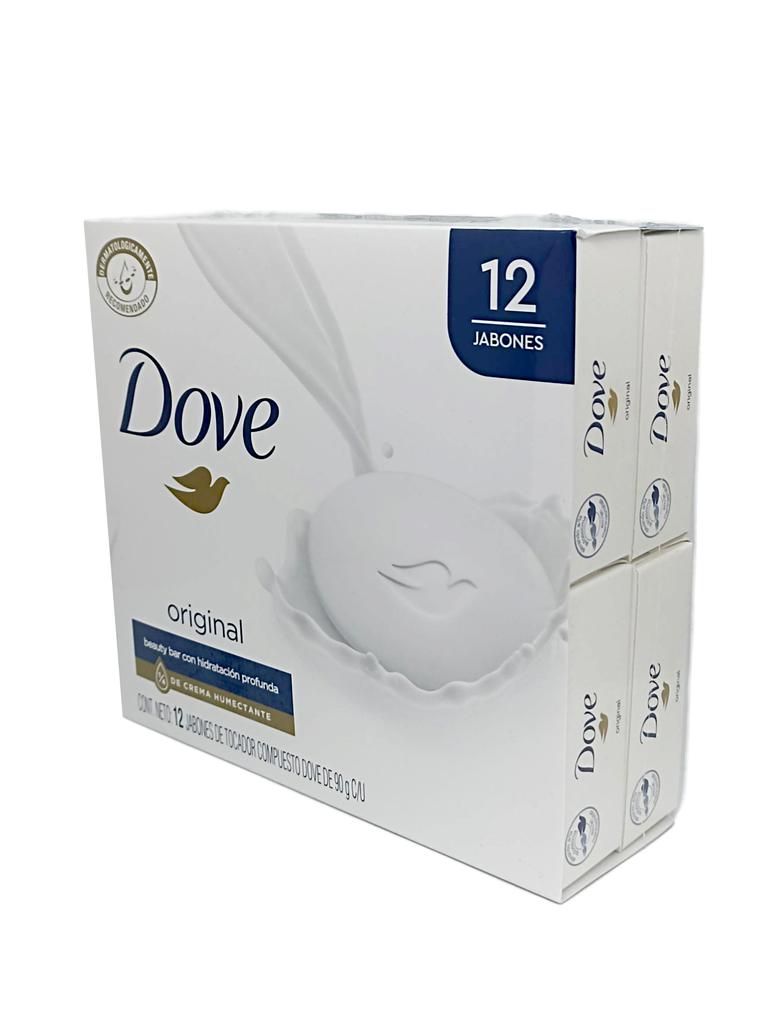 Dove Jabón de Baño en Barra con Crema Humectante 12 Unidades / 90 g / 3 oz - Imagen 3
