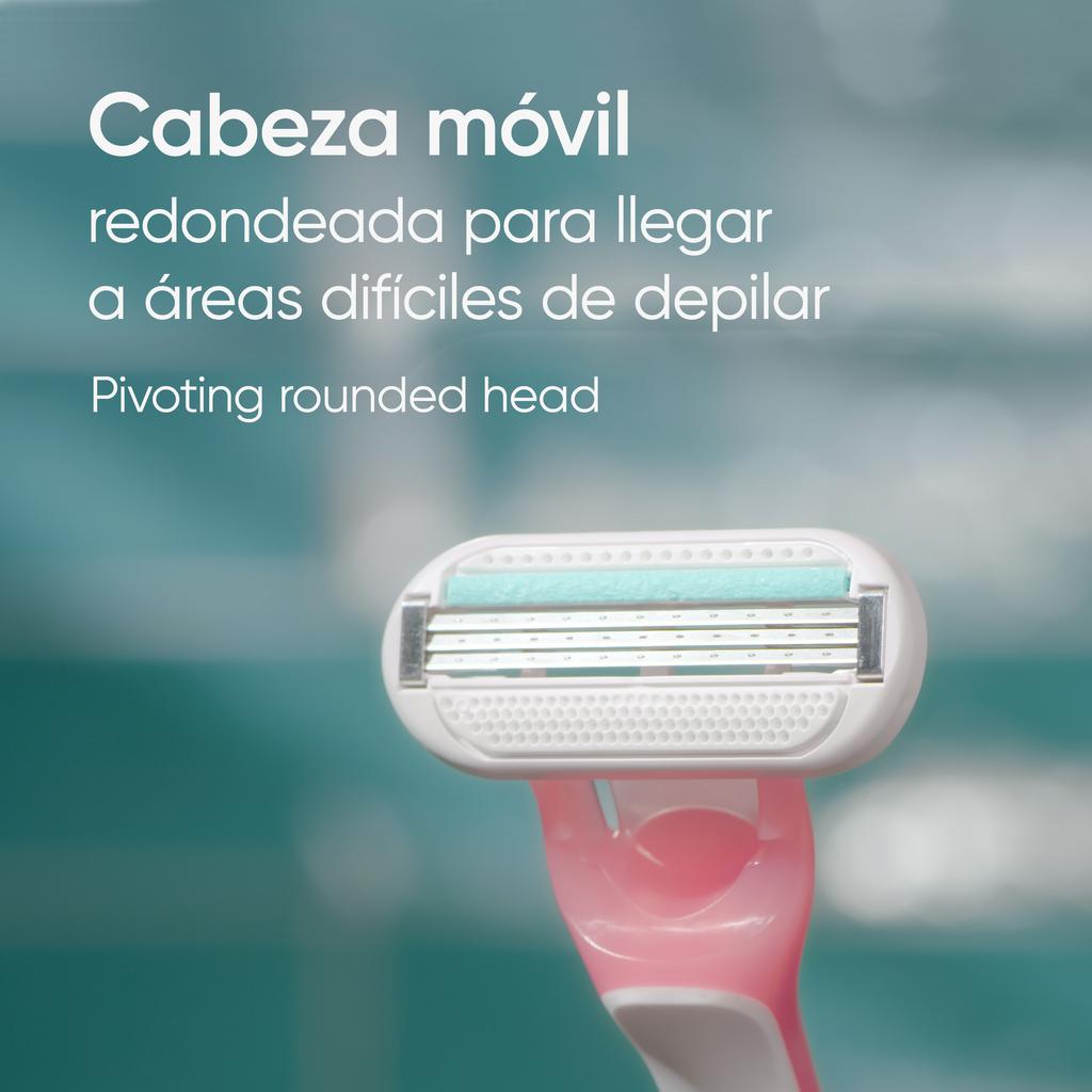 Gillette Venus Sensitive Máquina de Afeitar para Mujer – Piel Sensible 12 Unidades - Imagen 3