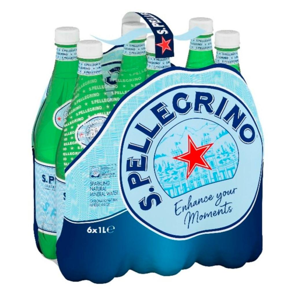 San Pellegrino Agua Carbonatada 6 Unidades / 1 L / 33.8 oz - Imagen 5