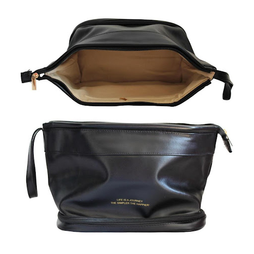 Cosmetiquera Organizador De Maquillaje Doble Compartimento Generico Unidad X 1 - Imagen 2
