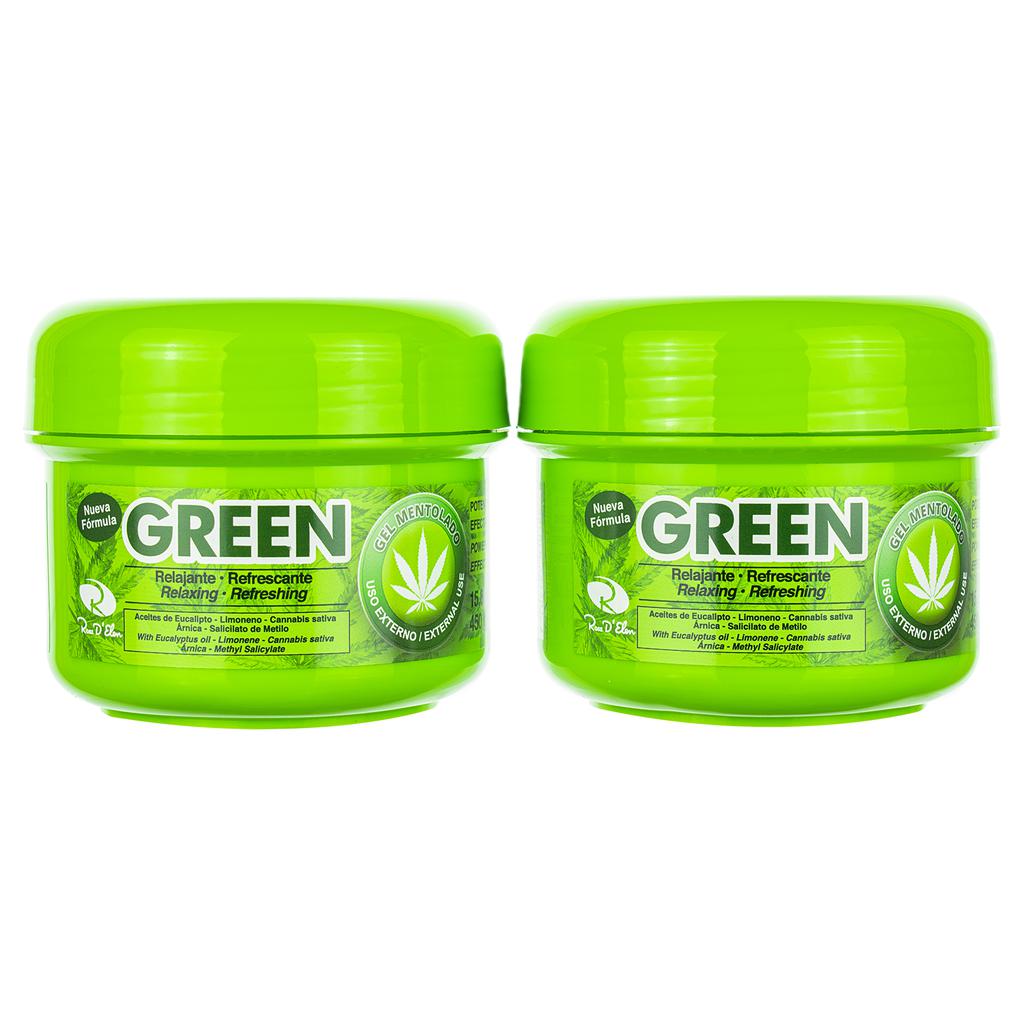 Green Gel Mentolado 2 Unidades / 450 g