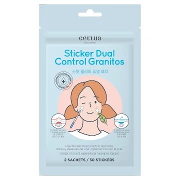Stikers Faciales Cettua Dual Control Granitos