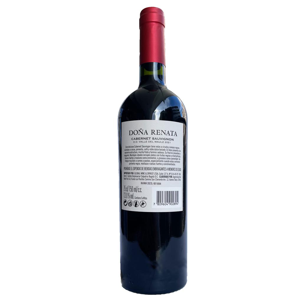Doña Renata Vino Tinto Cabernet Sauvignon 750 ml - Imagen 4