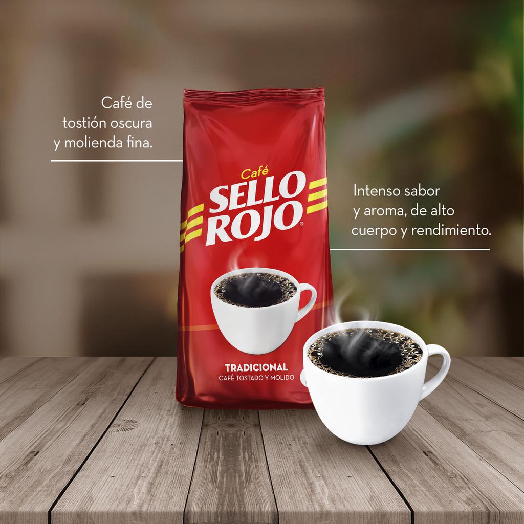 Sello Rojo Café Fuerte 3 Unidades / 600 g / 1.3 lb - Imagen 2