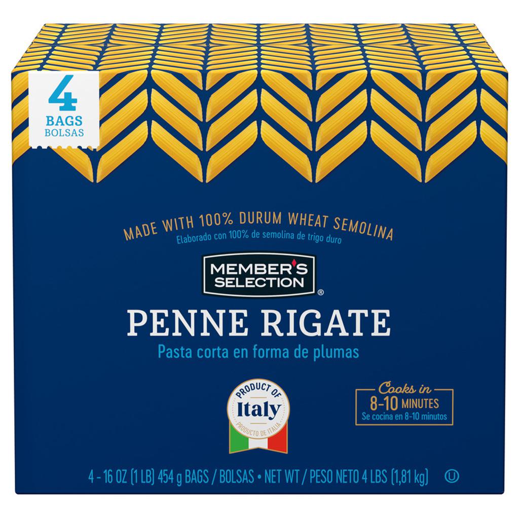 Member's Selection Pasta Penne 4 Unidades / 454 g / 16 oz - Imagen 3
