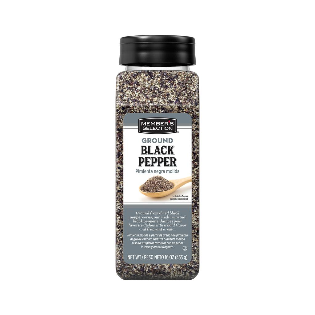 Member's Selection Pimienta Negra Molida 453 g / 16 oz