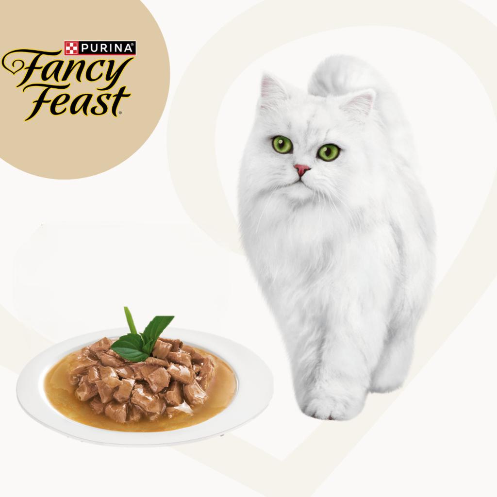 Purina Fancy Feast Alimento para Gatos Sabores Variados 12 Unidades / 85 g / 3 oz - Imagen 2