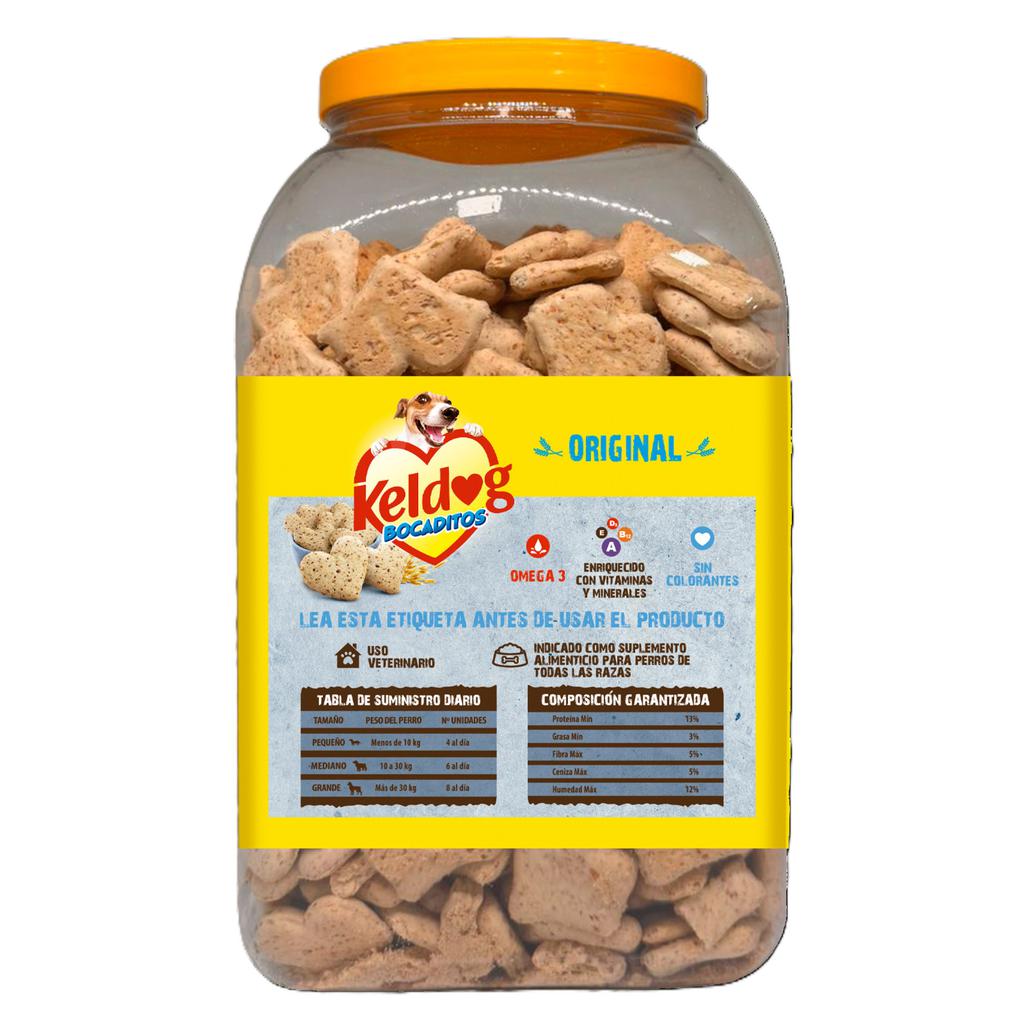 Keldog Bocaditos Galletas para Perro Suplemento Alimenticio 1 600 g - Imagen 2