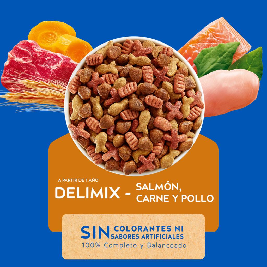 Cat Chow Alimento para Gatos Adultos Delimix 10 kg - Imagen 3