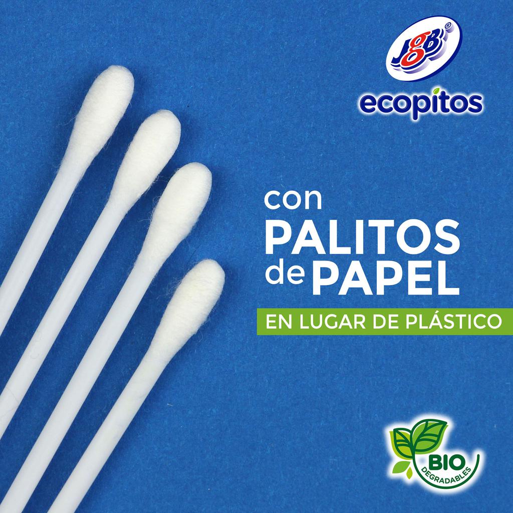 Ecopitos Copitos de Algodón 3 Paquetes / 160 Unidades - Imagen 2