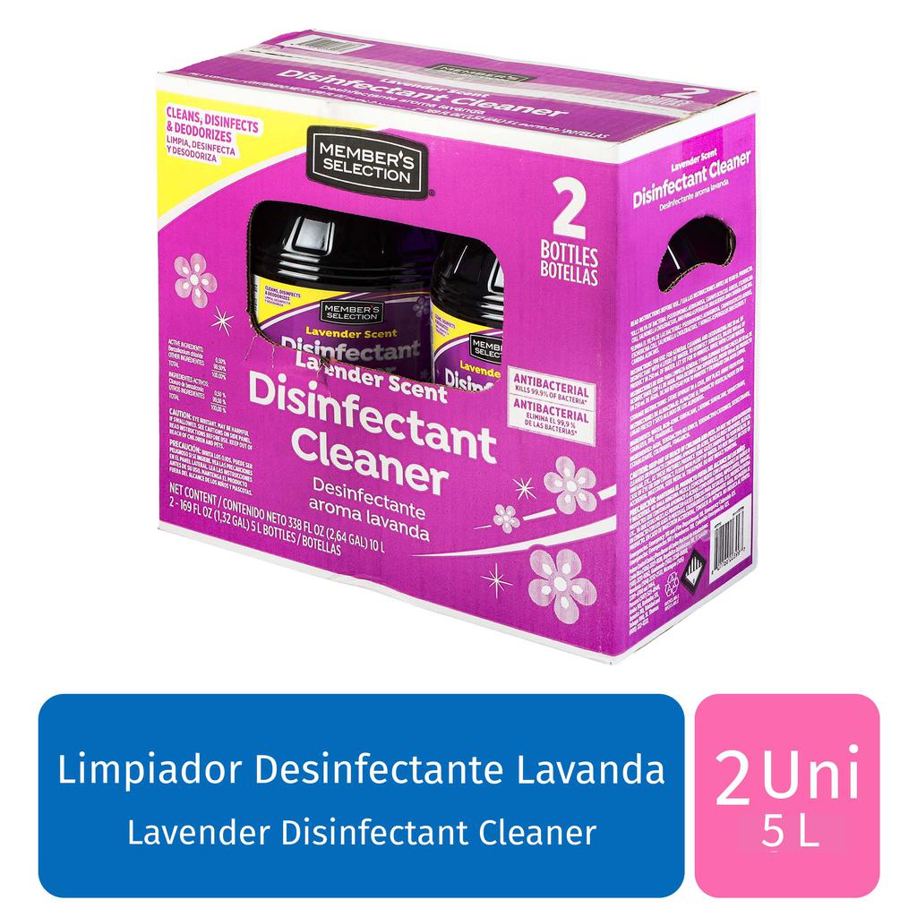 Member's Selection Limpiador Desinfectante Aroma Lavanda 2 Unidades / 5 L / 169 oz icon