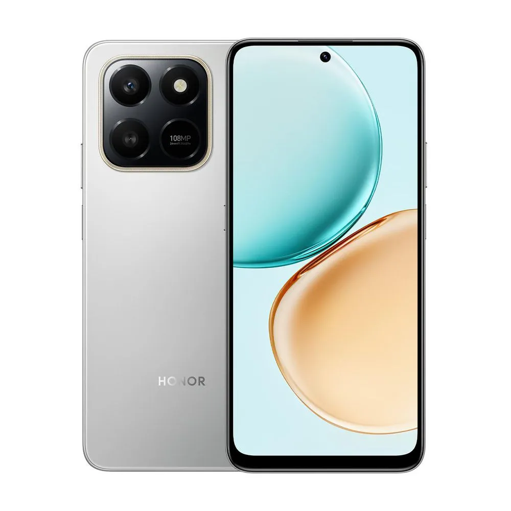 Celular HONOR X7d 256 GB 8 GB RAM Plateado