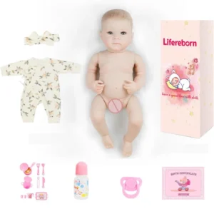 Muñeca Reborn Bebe Real Cuerpo Completo Silicona Mar