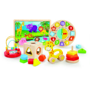 Woodlets Colección de Juegos de Madera para Niños