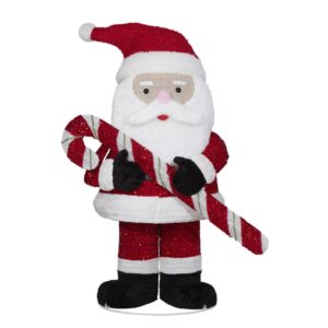 Member's Selection Santa Decorativo Iluminado con Bastón de Caramelo 160 cm / 63"